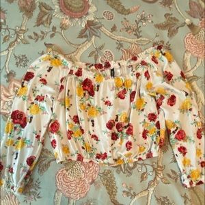 Off the shoulder shirt